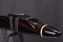 Nigerian Ebony Native American Flute, Minor, Mid A-4, #T4G (7)